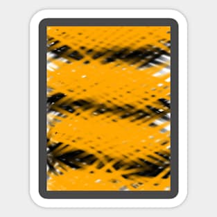 Black and yellow wire Sticker